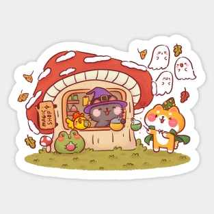 Mushroom Magic Shop Sticker